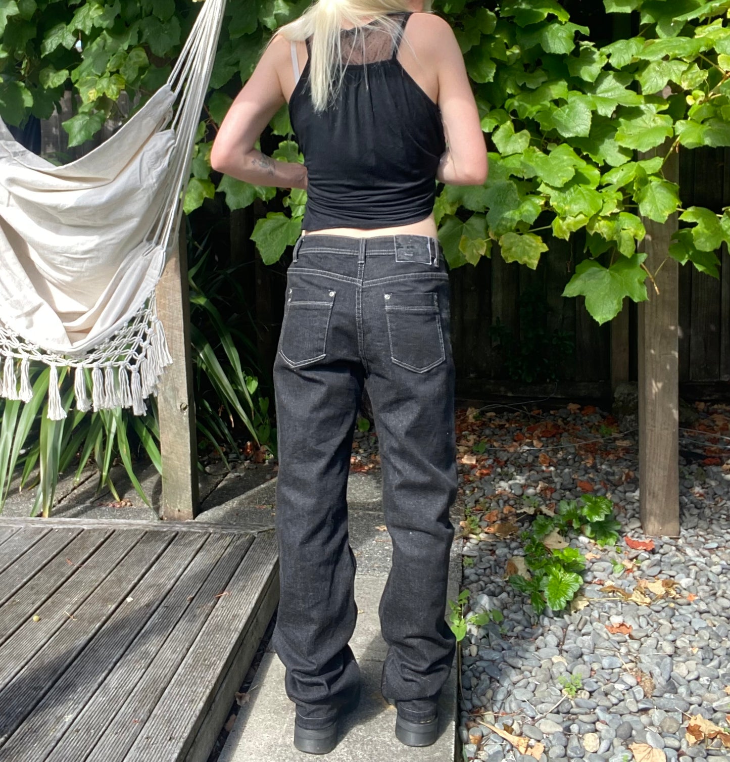 Cool 00s Charcoal Denim Jeans