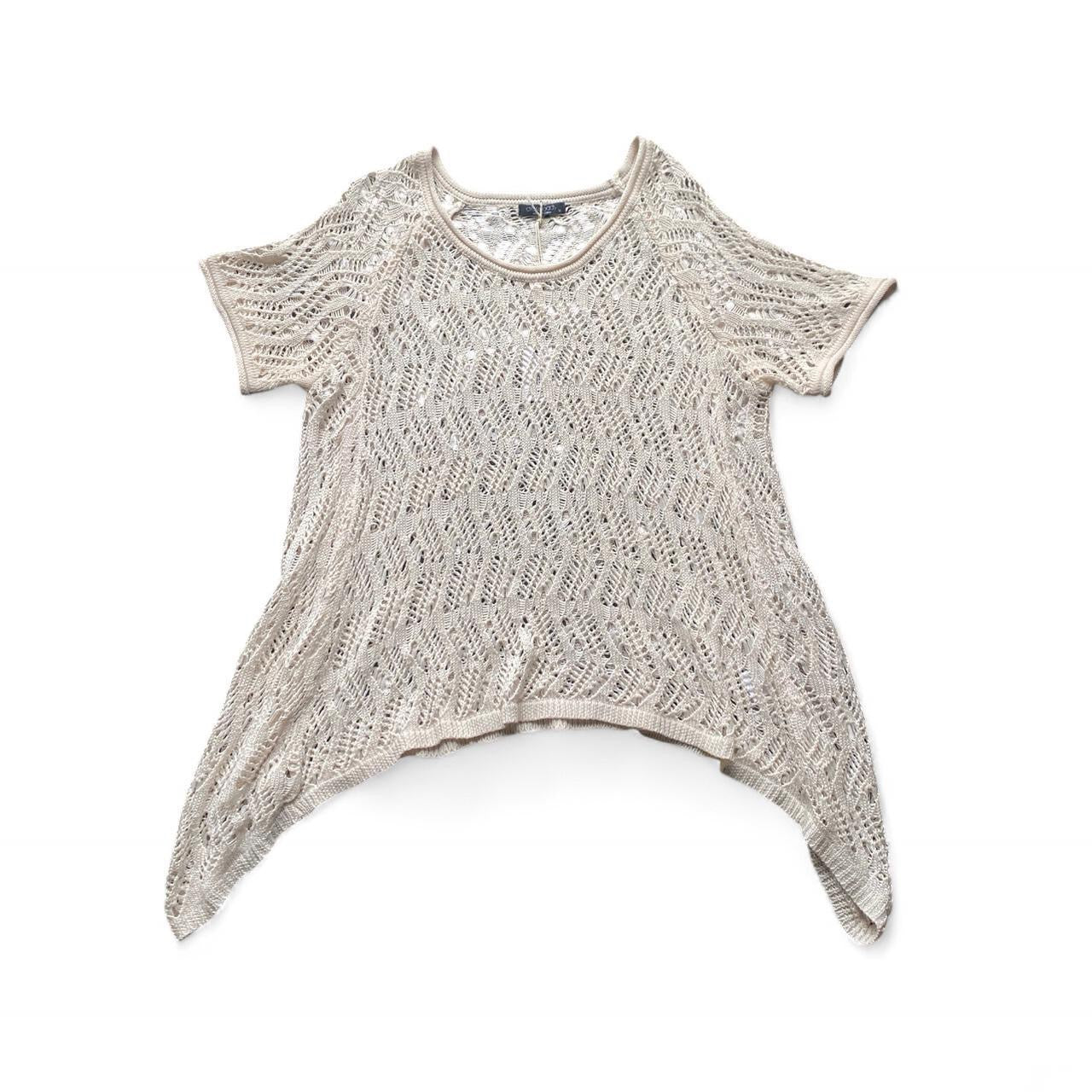 Beautiful Cream fairy crochet top
