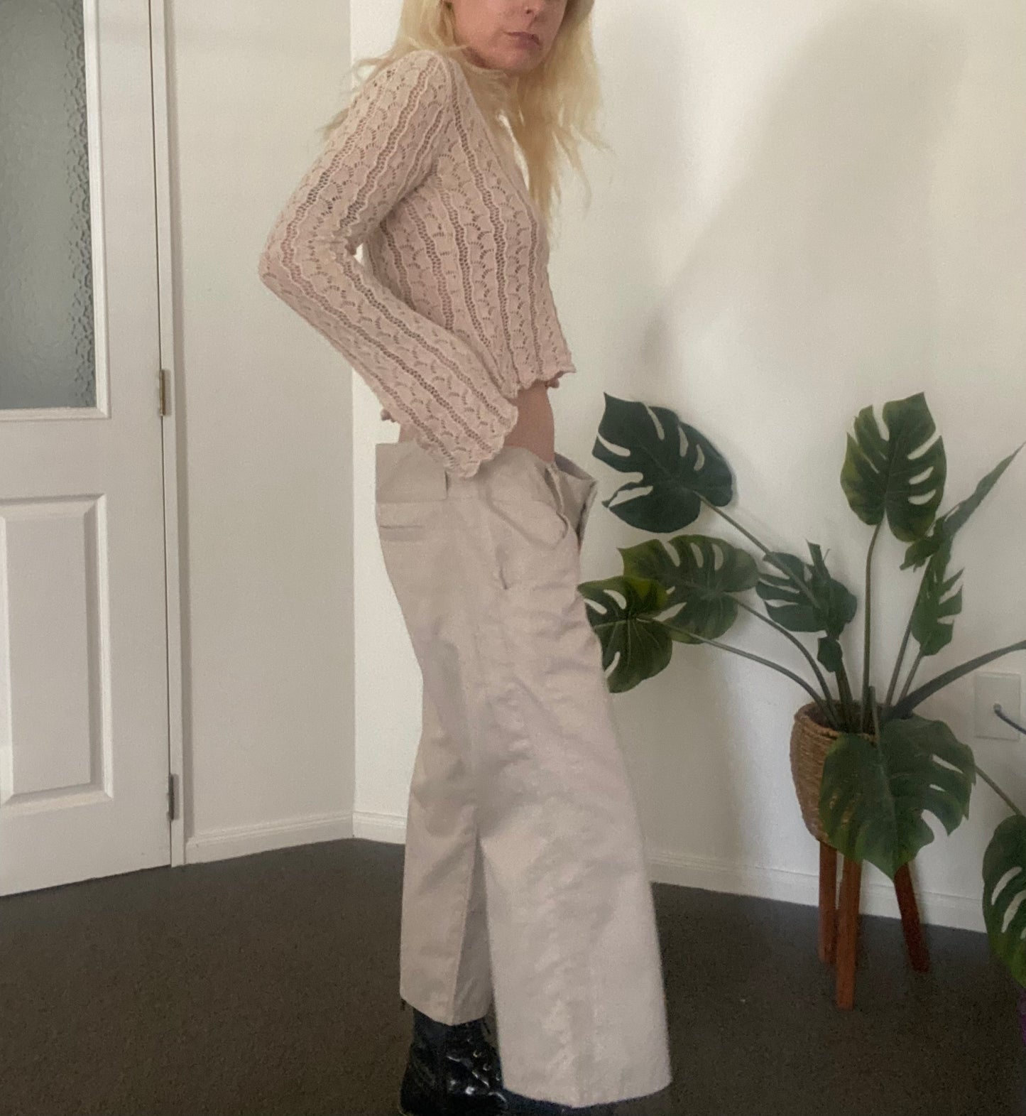 00s Glassons cream 3/4 pants