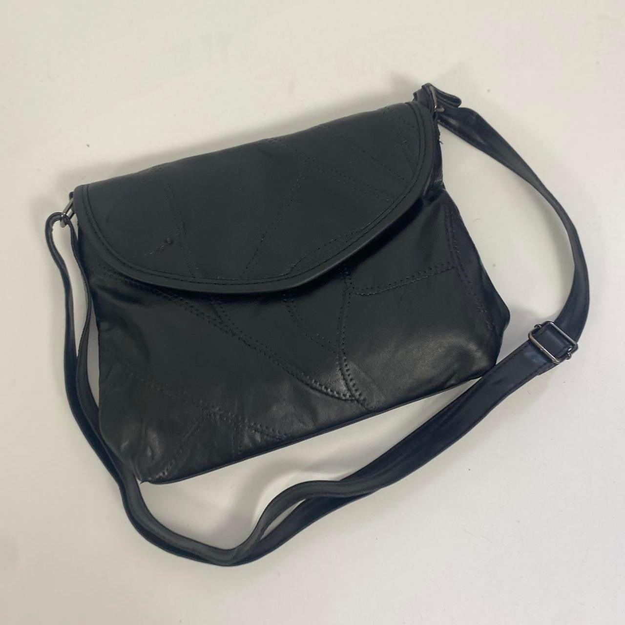 90s leather style hand bag