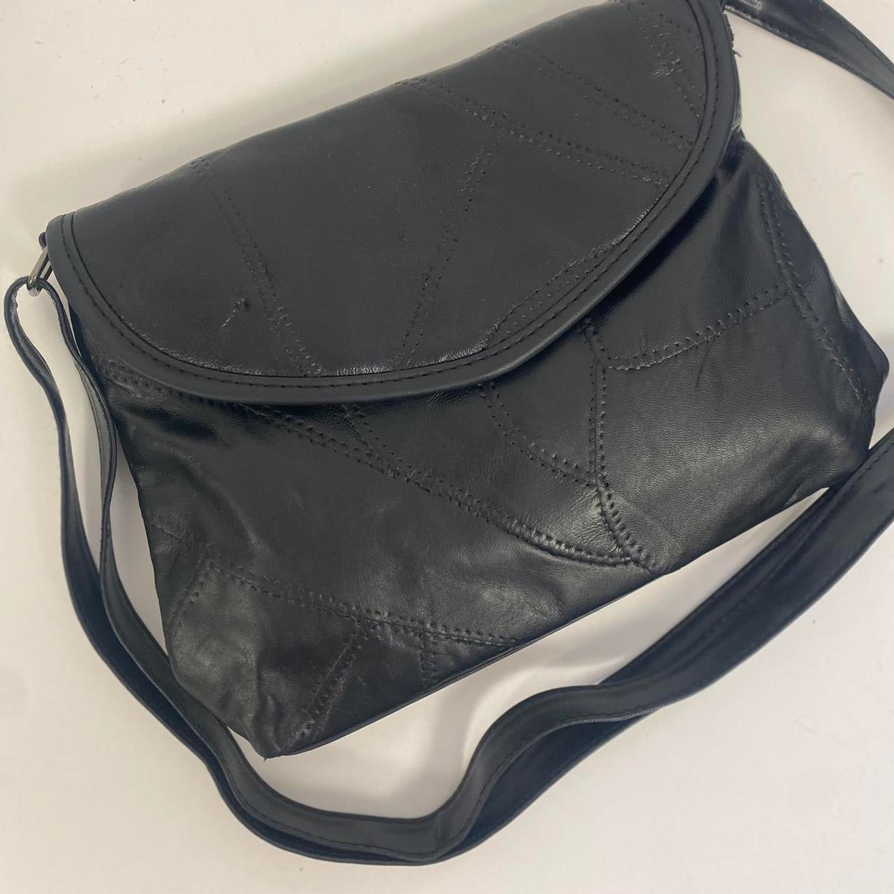 90s leather style hand bag