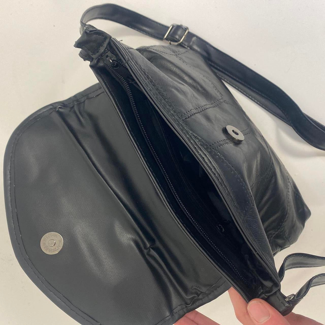 90s leather style hand bag