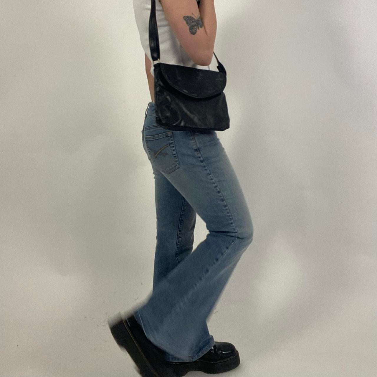 90s leather style hand bag