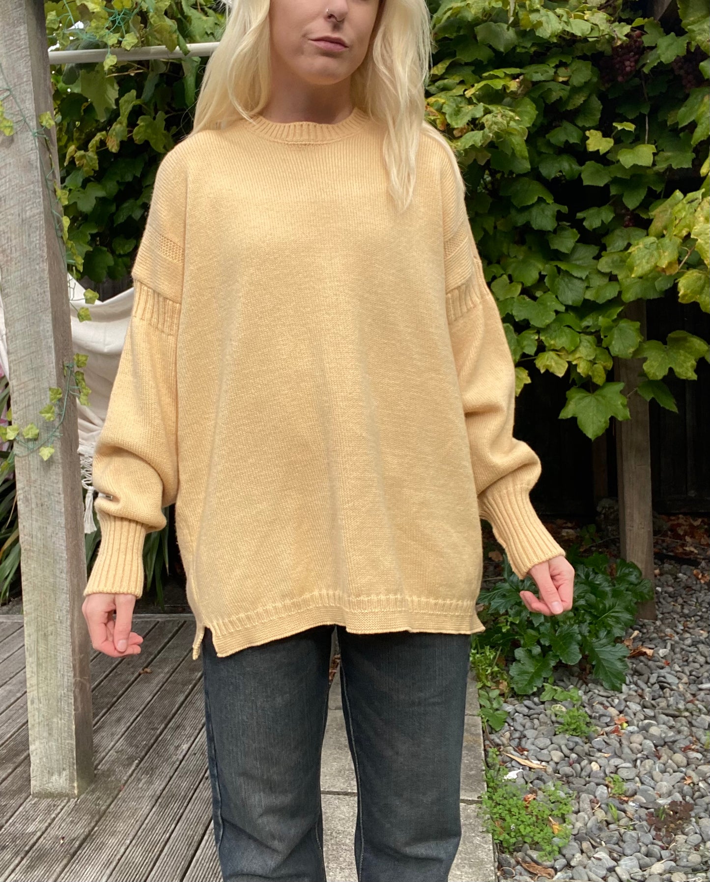 Cool Vintage Mustard yellow woollen sweater