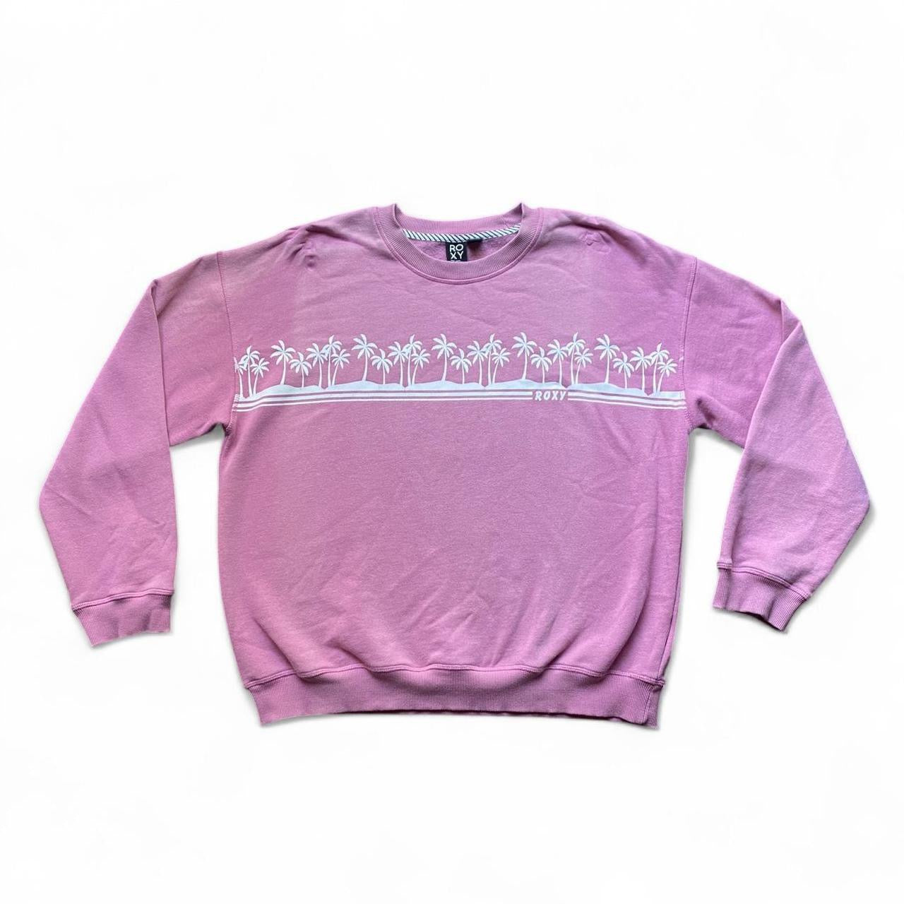 Pink Roxy Surfer Crew Neck Sweatshirt