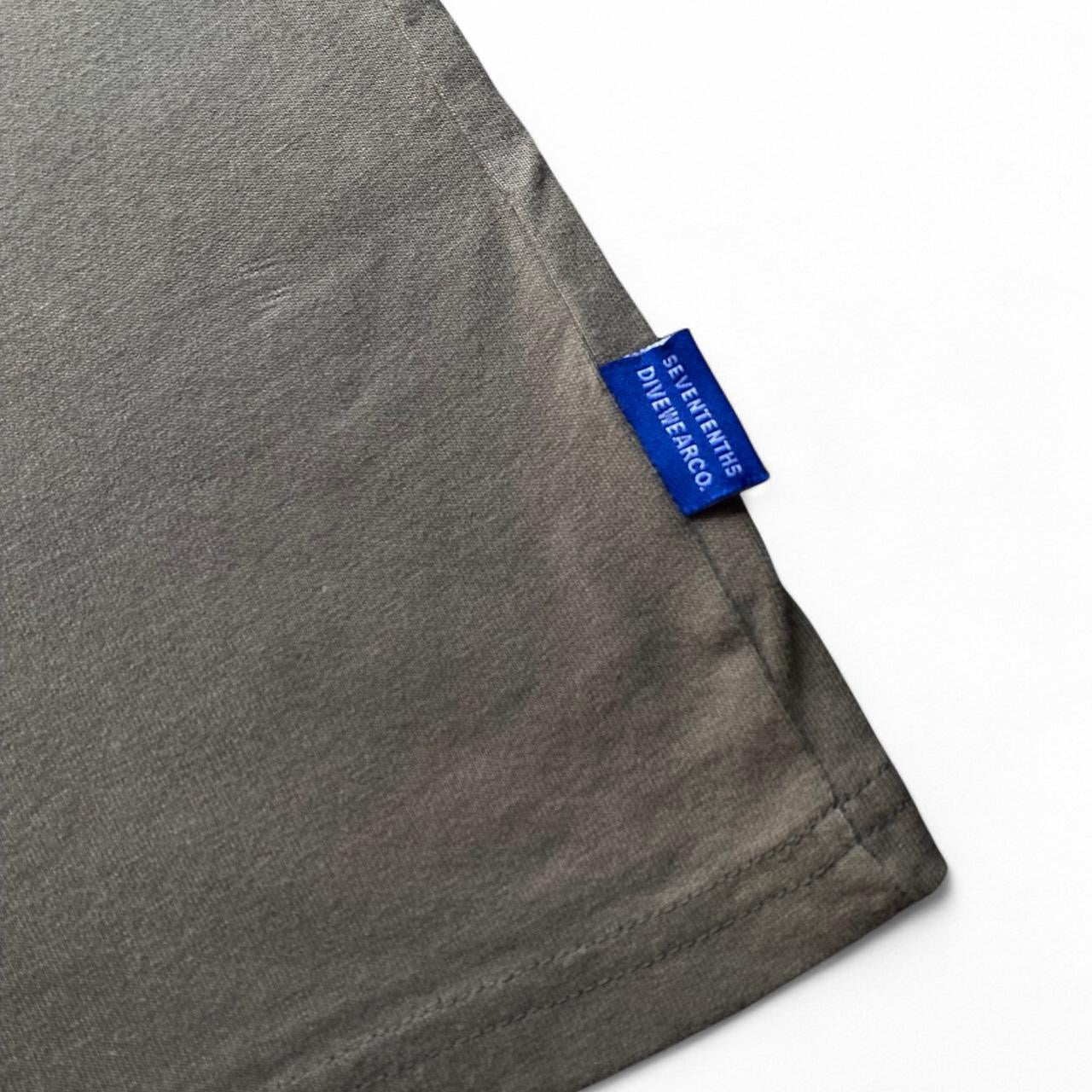 Khaki Green Surfer Graphic T-Shirt