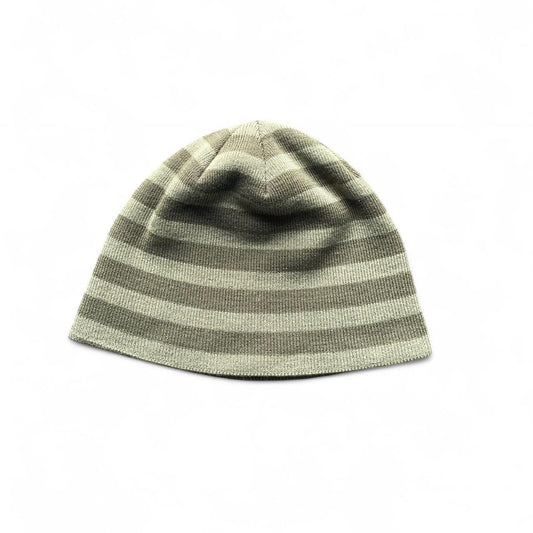 Kathmandu Sage green striped beanie