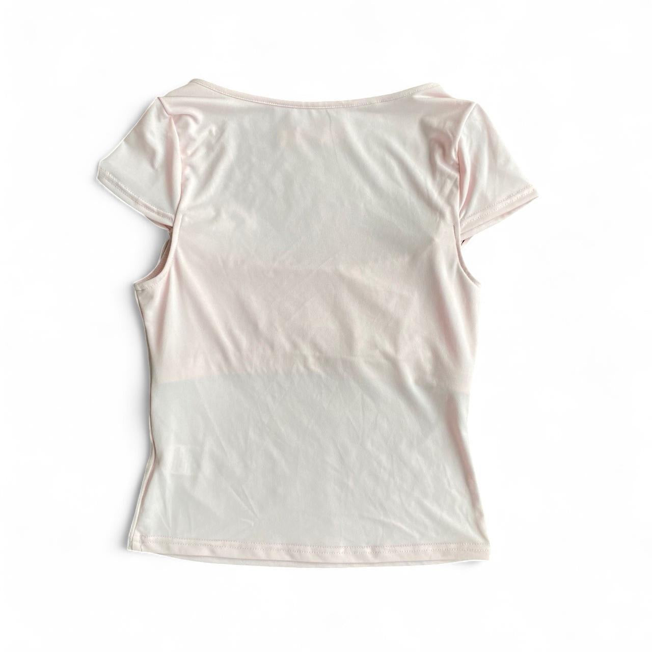 Cute Baby Pink top with bows