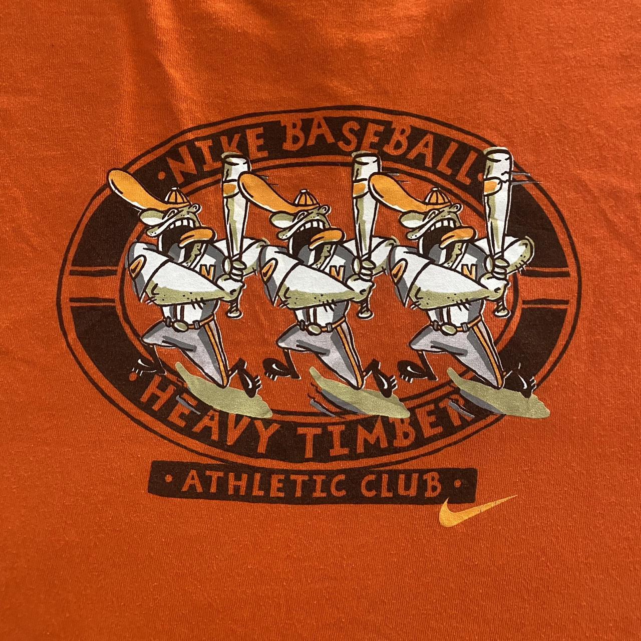 Vintage Orange Nike vintage graphic baseball tee