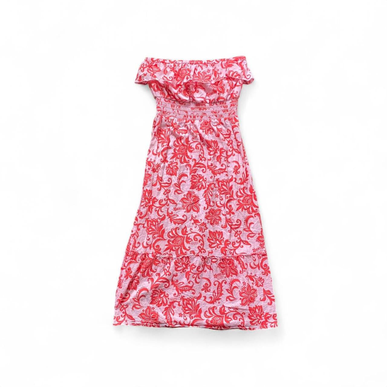 The cutest Roxy red and pink summer dress