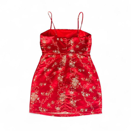 Stunning I.AM.GIA red snake floral mini dress!