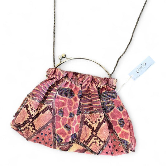 Vintage retro clasp bag purse with chain!