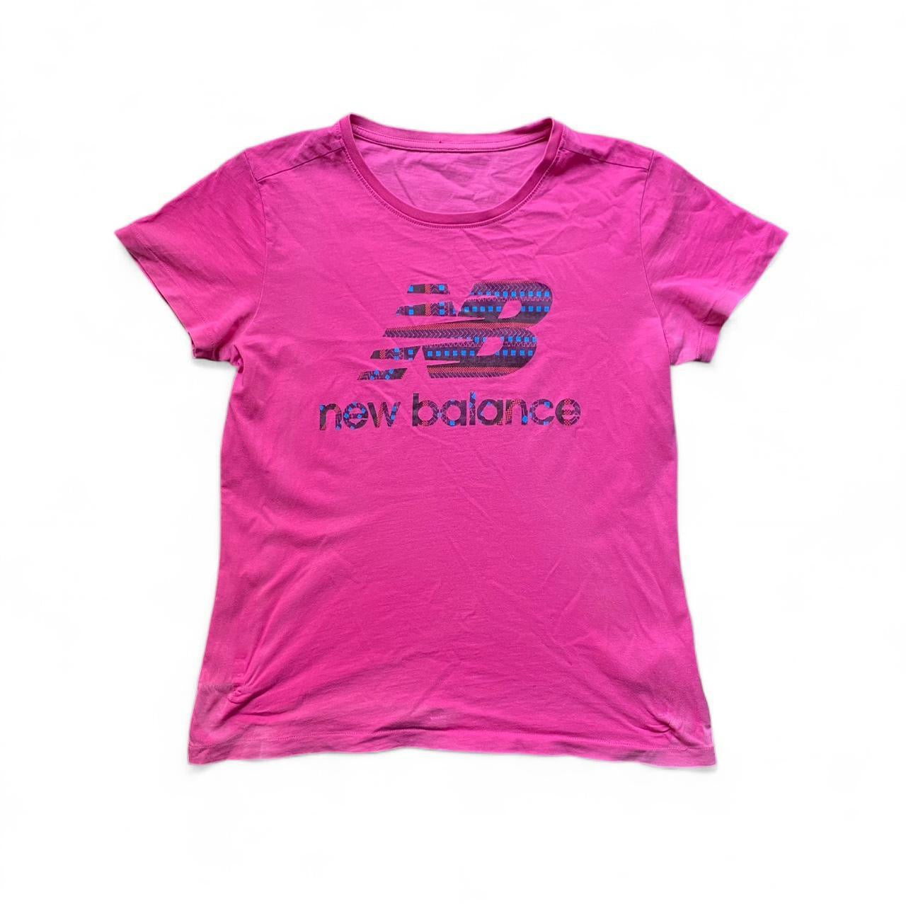 Pink New Balance short sleeve tee