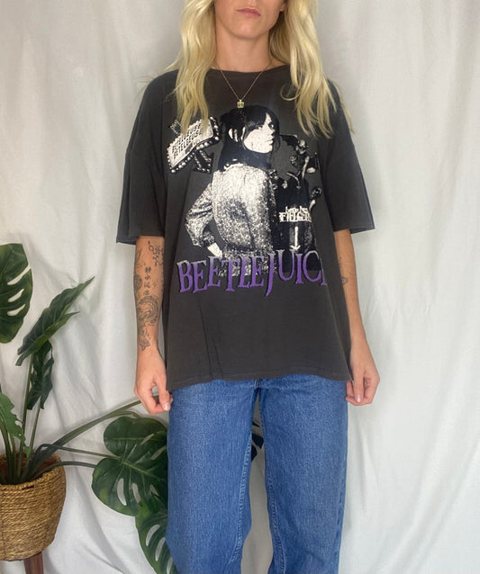Black Beetlejuice graphic t-shirt