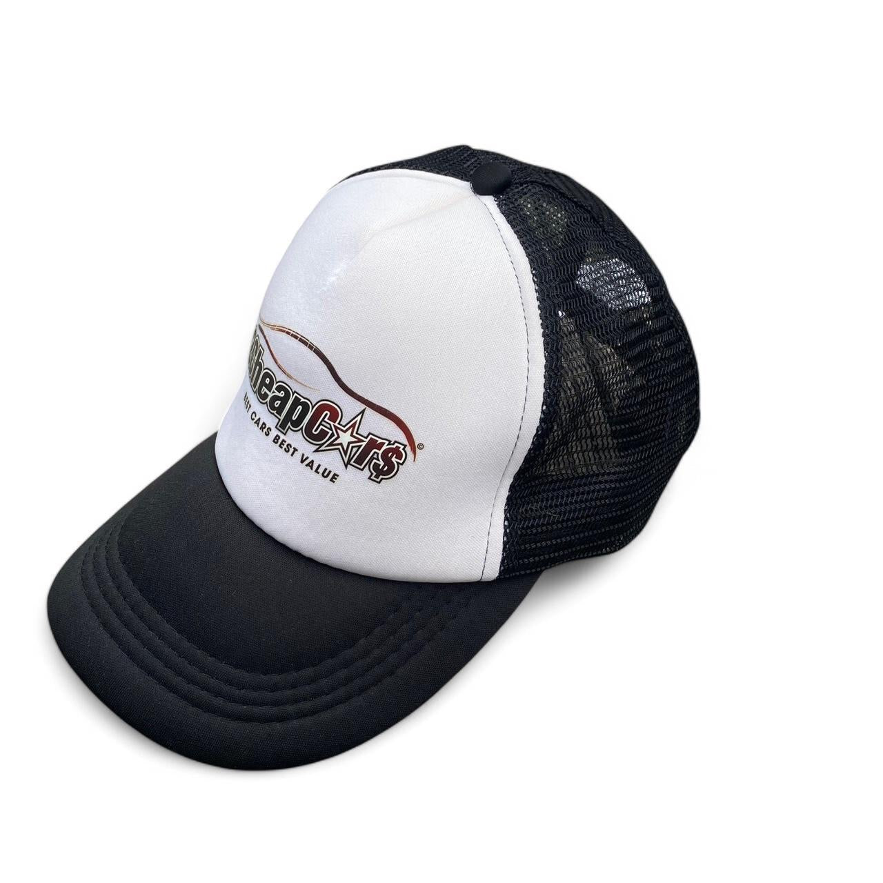 Black and white trucker hat
