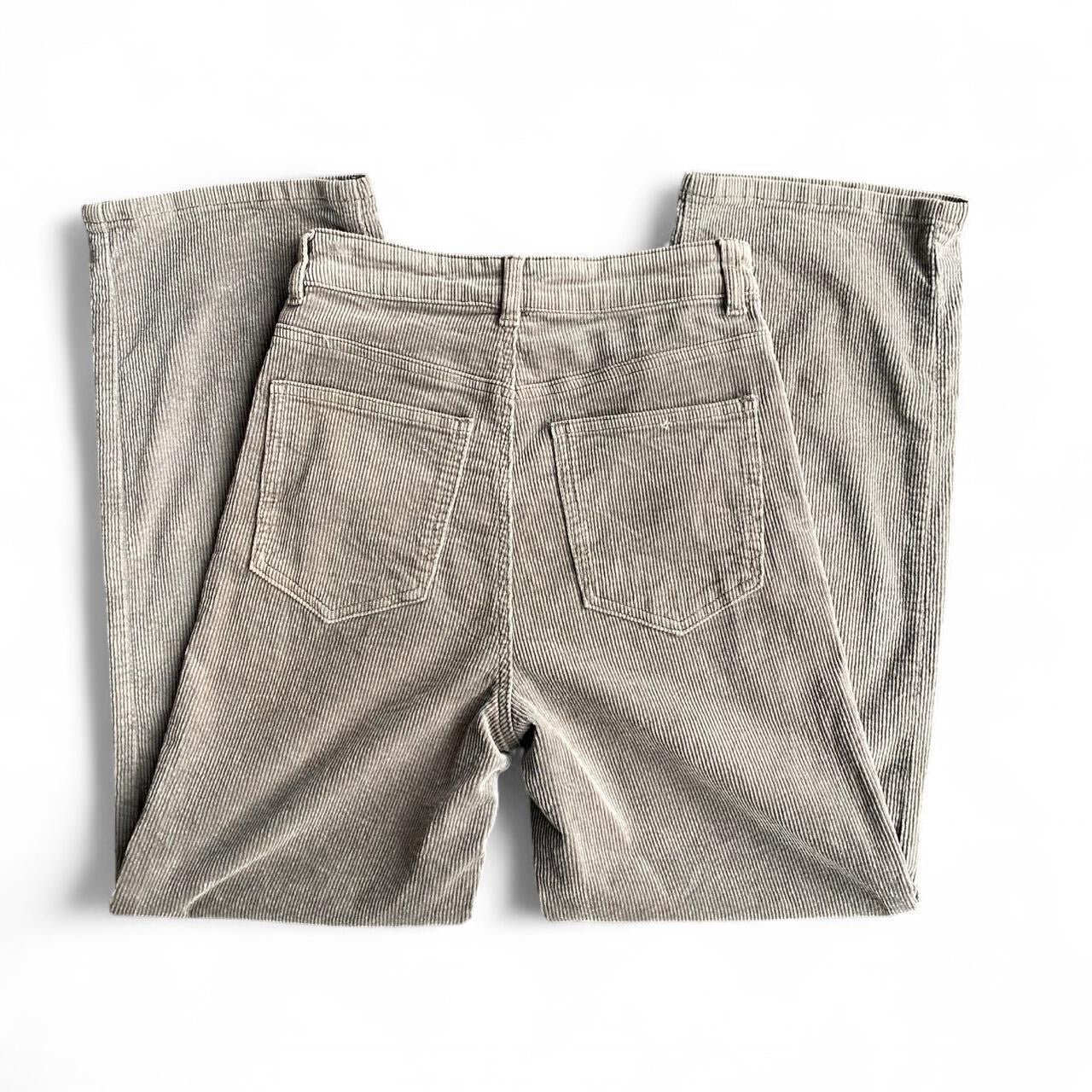 Light brown corduroy high waisted pants