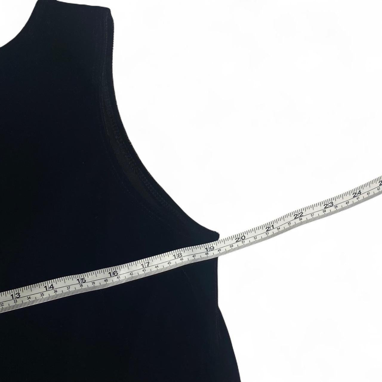 Vintage Velvet Black square neck tank top