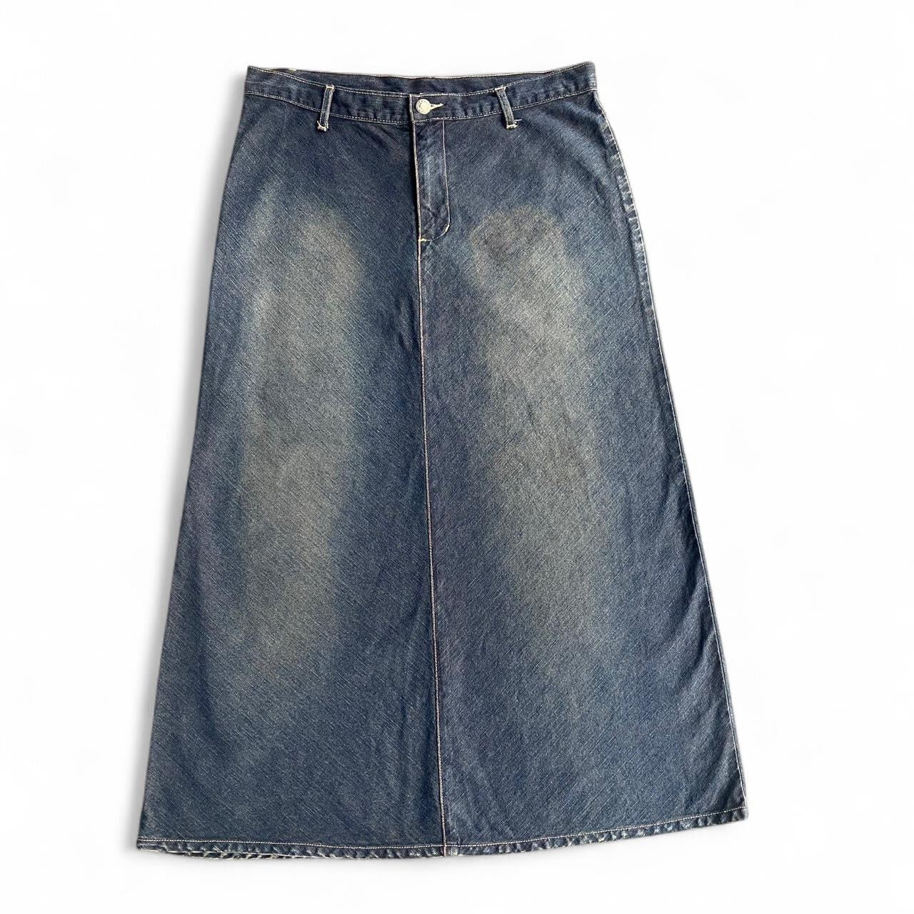 Vintage 90s denim maxi skirt