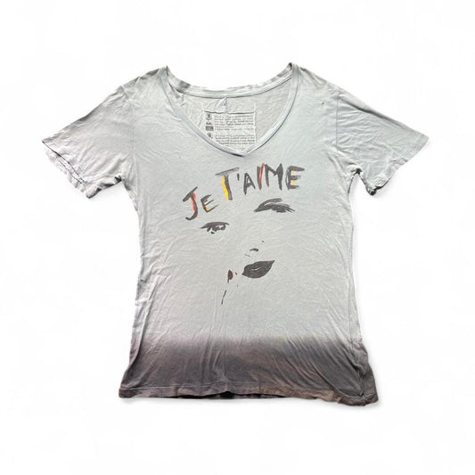 Light Blue ombre graphic quicksilver tee