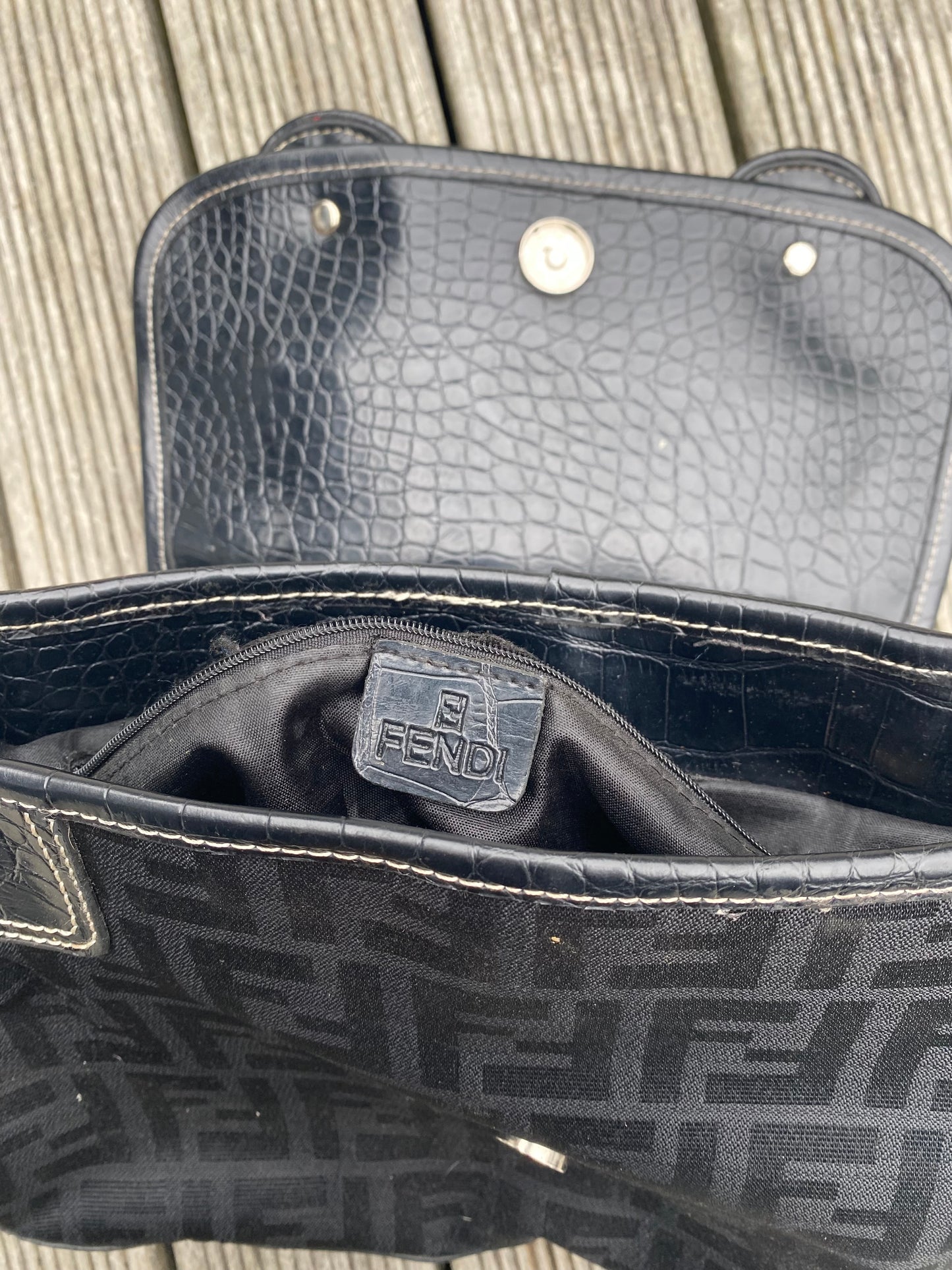 Bootleg Fendi Buckle shoulder bag