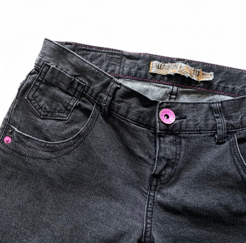 Billabong Black Denim Jorts