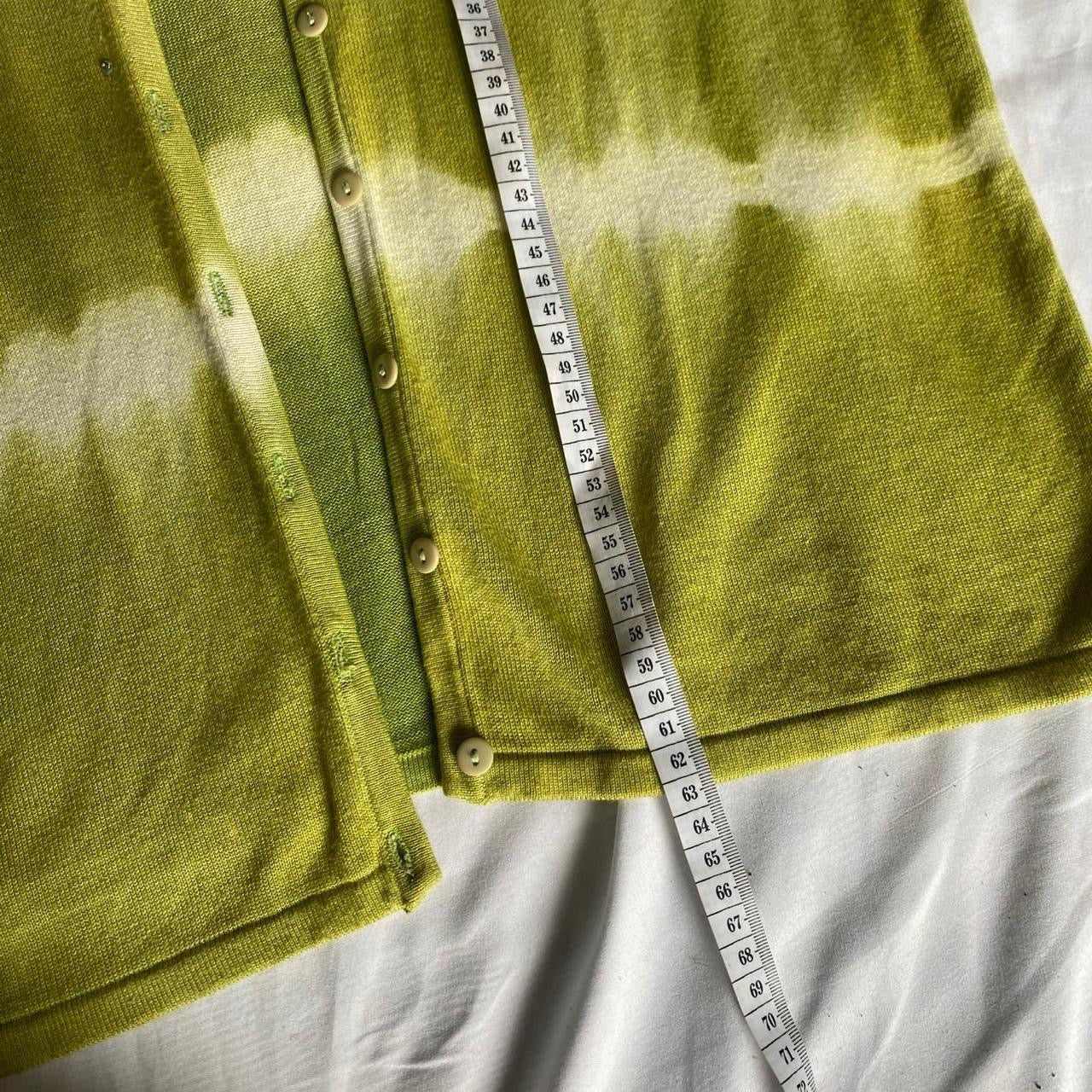 Green/White Tie Dye Cardi + tank top set