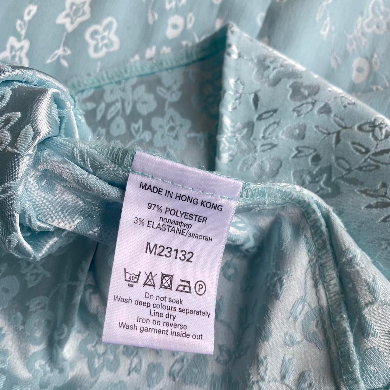 Vintage Baby blue Floral slip dress