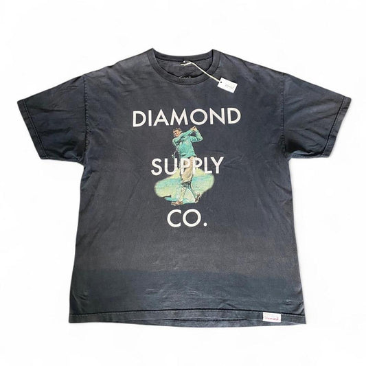 Diamond Supply Co. black Vintage Style T-shirt