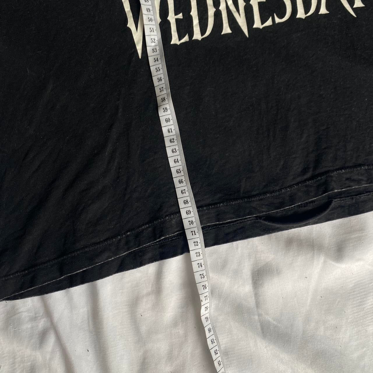 Cool Wednesday black graphic t-shirt