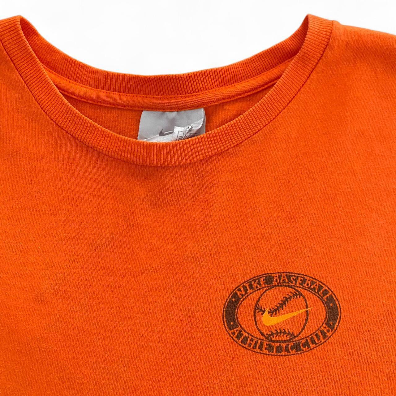 Vintage Orange Nike vintage graphic baseball tee
