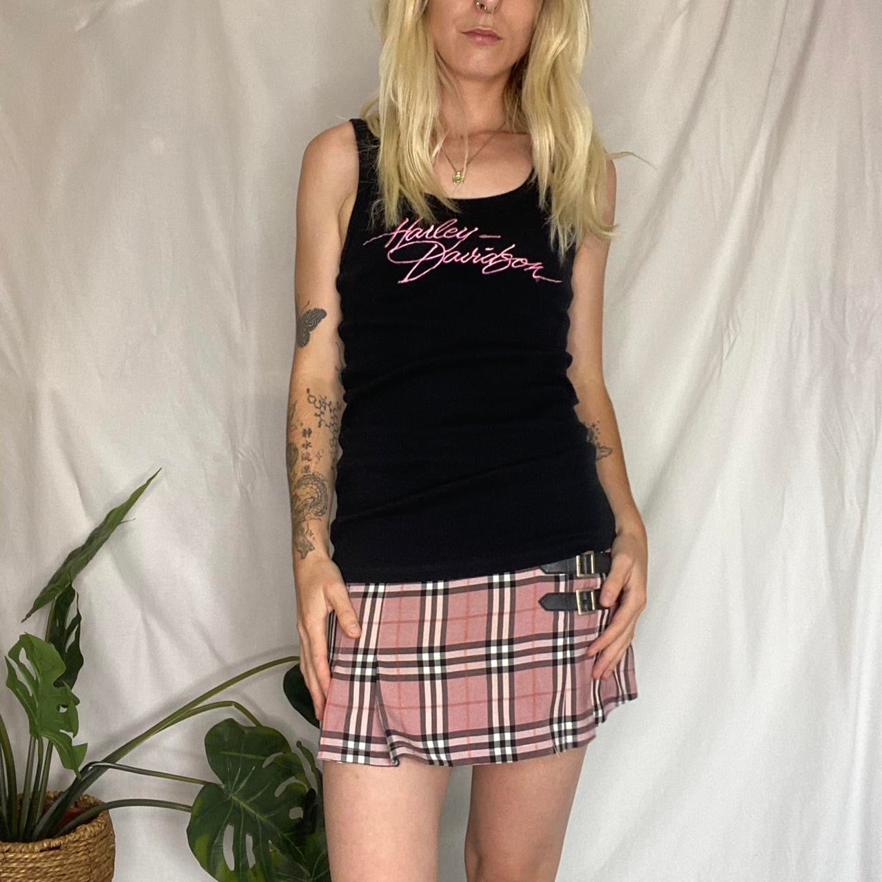 Vintage Harley Davidson Black/Pink tank top