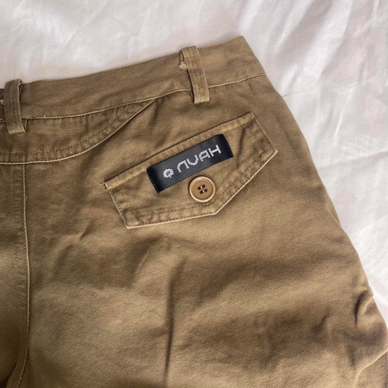 00s style brown ruched shorts!