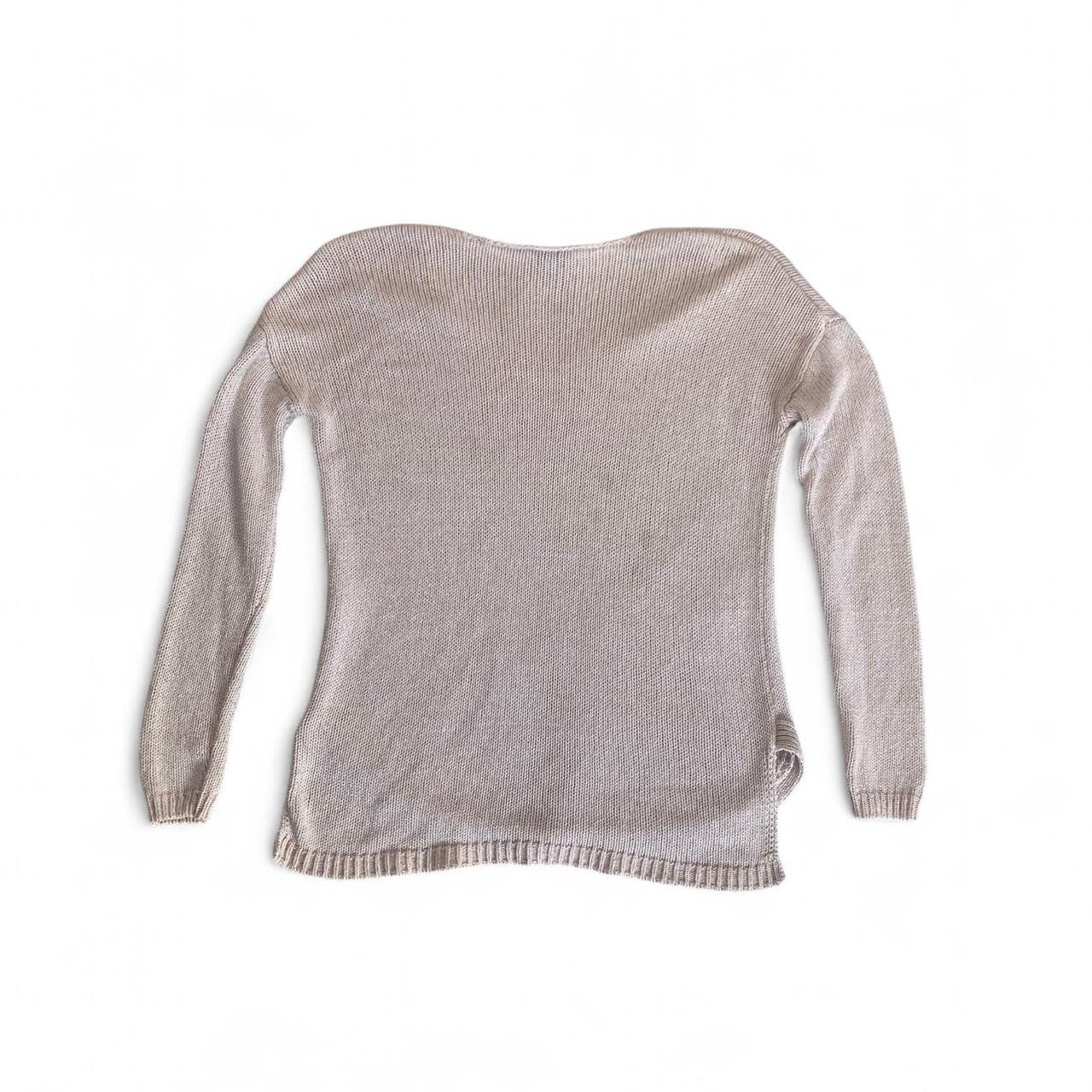 Witchery cream knit v neck jumper
