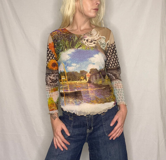 Amazing Vintage 90s long sleeve top