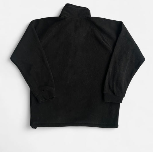 Vintage Black Zip Up Fleece Jumper