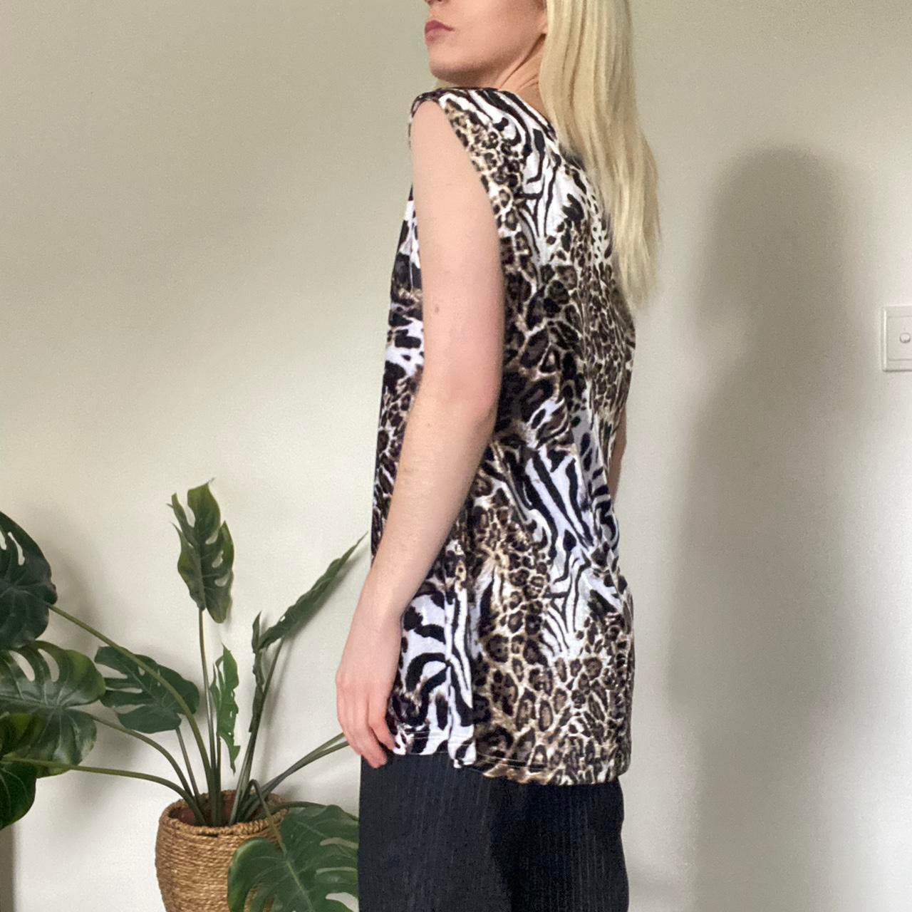 Velvet Leopard print top/dress