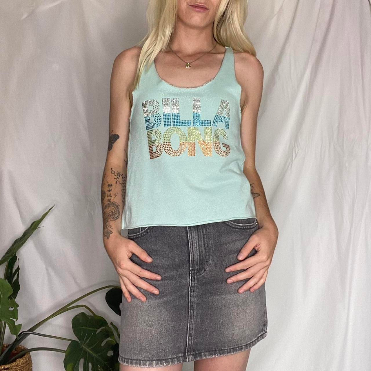 Billabong sparkly gemstone tank top