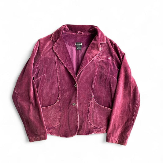 Vintage Burgundy corduroy blazer