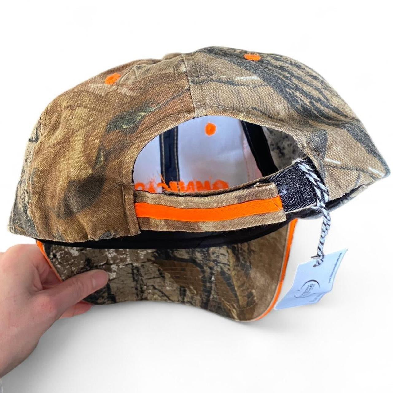 Sick real tree camo orange cap!