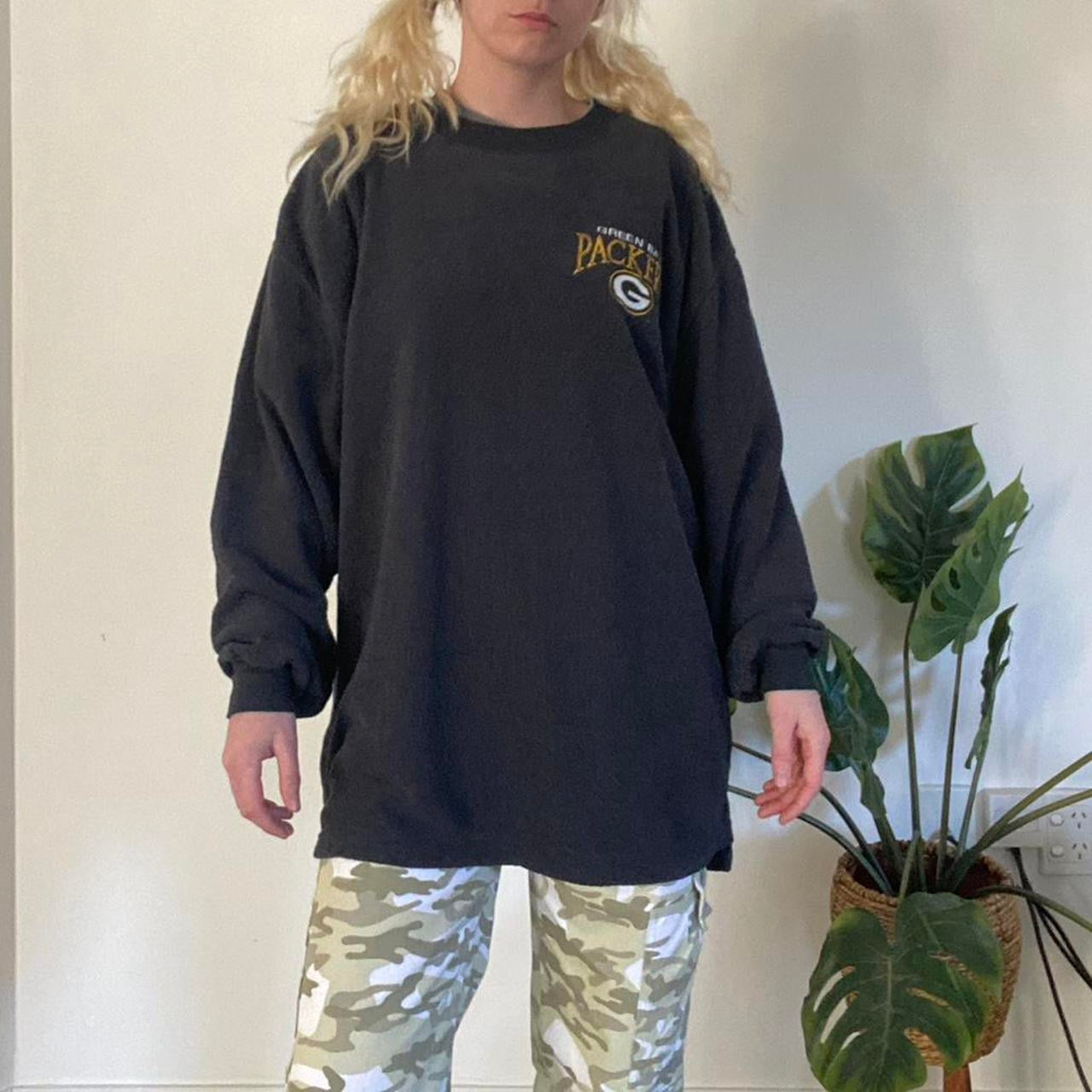 Navy Green Bay Packers NFL crewneck sweatshirt