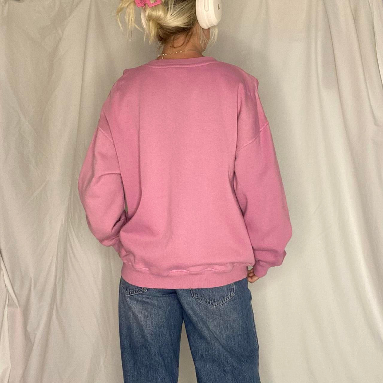 Pink Roxy Surfer Crew Neck Sweatshirt