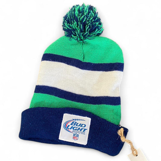 Bud Light NFL Seattle Seahawks Pom Pom Beanie