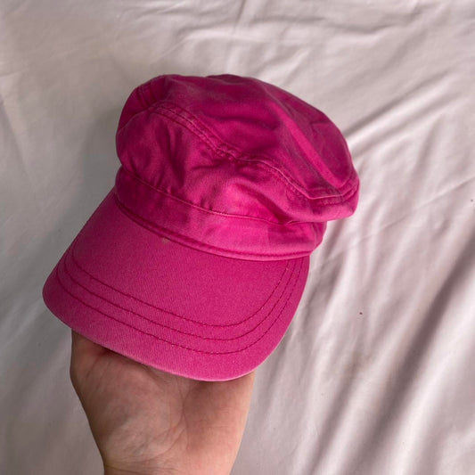 Y2K Hot Pink Military Style Cap