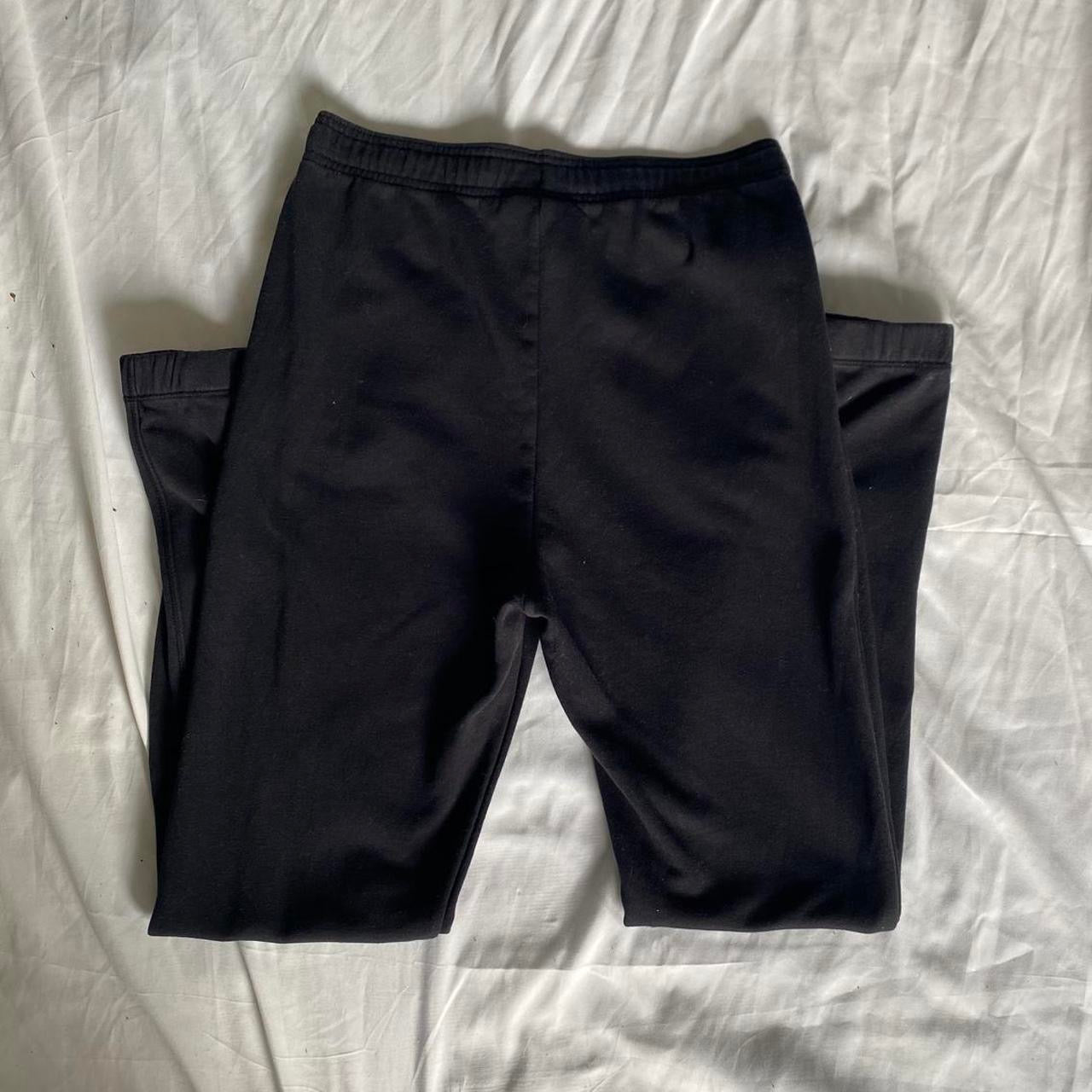 Champion black sweatpants with cute pink logo