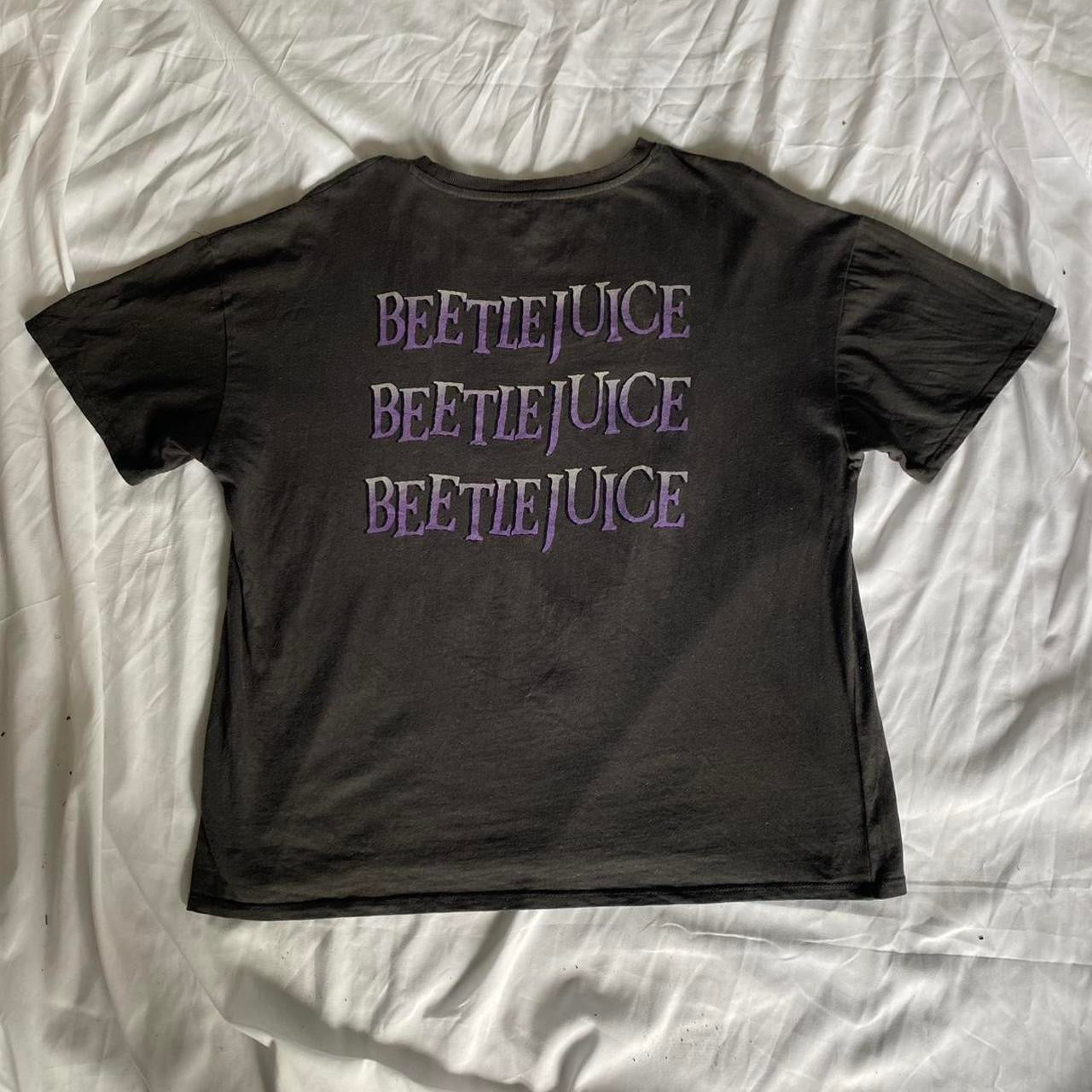 Black Beetlejuice graphic t-shirt