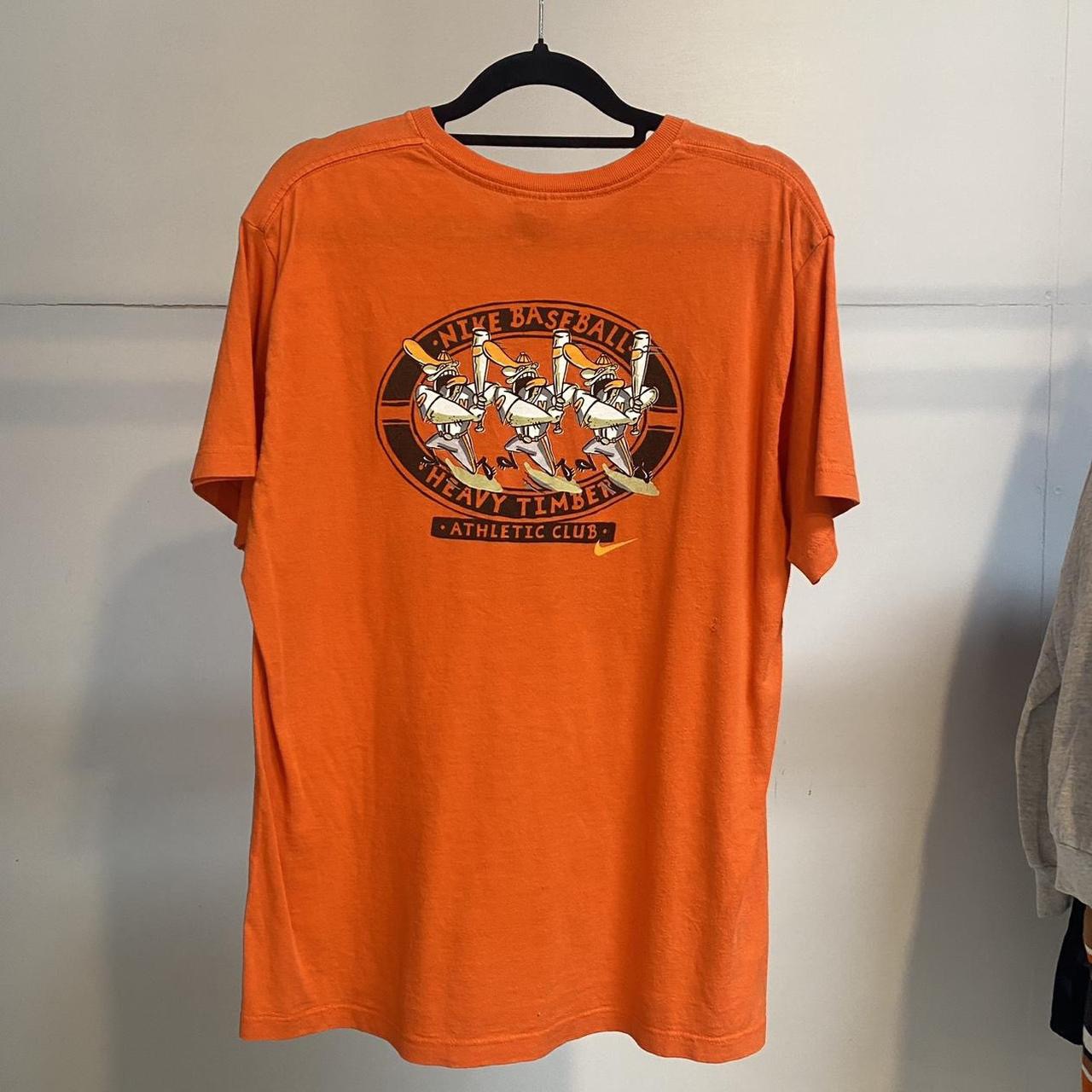 Vintage Orange Nike vintage graphic baseball tee