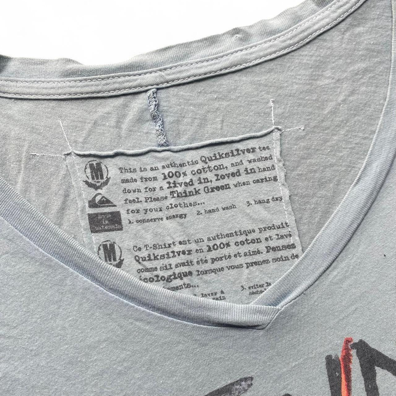 Light Blue ombre graphic quicksilver tee