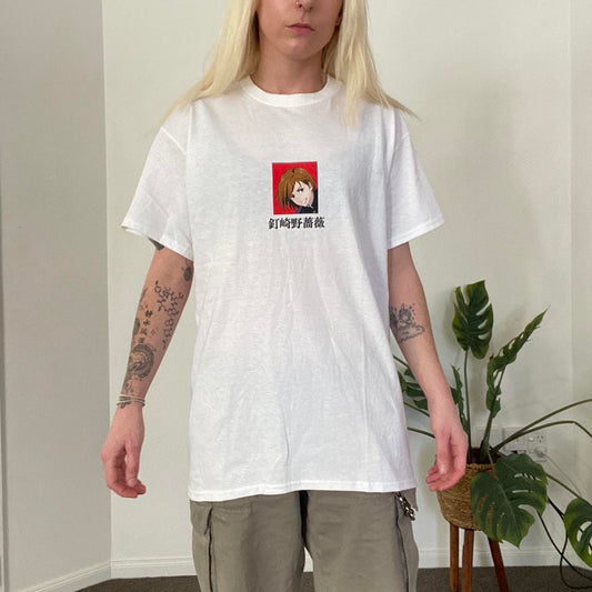 Sick Ju-jutsu Kaisen goat crew white t-shirt