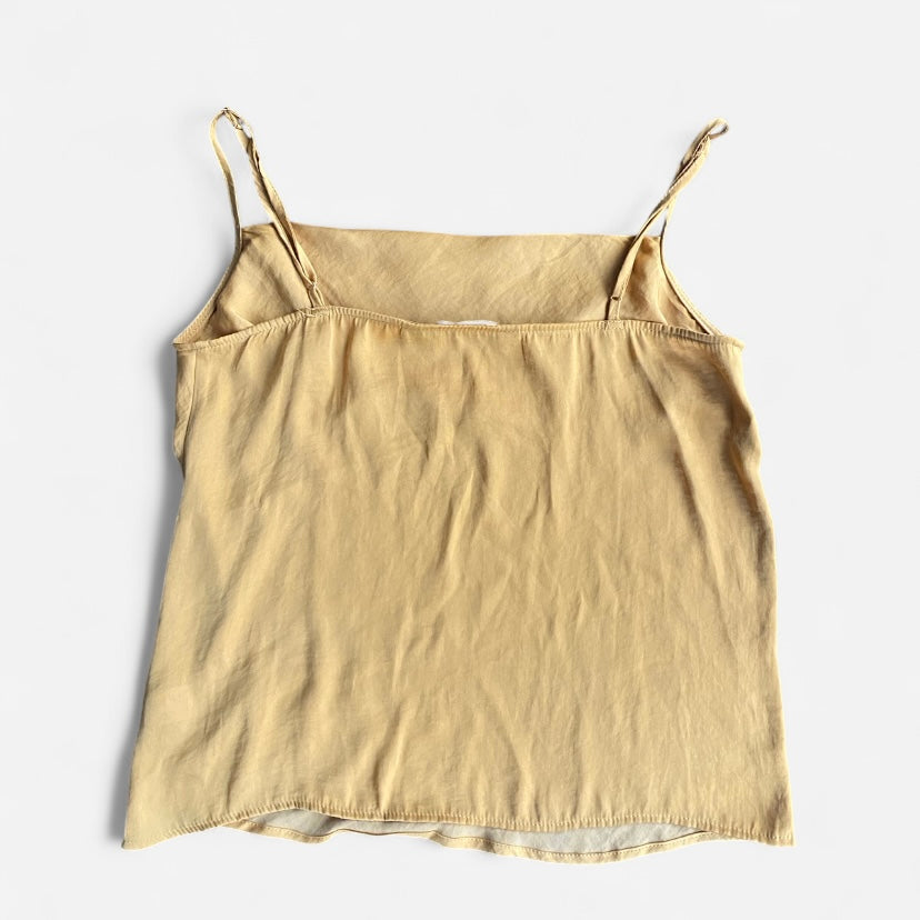 Cute Mustard Cowl neck cami top