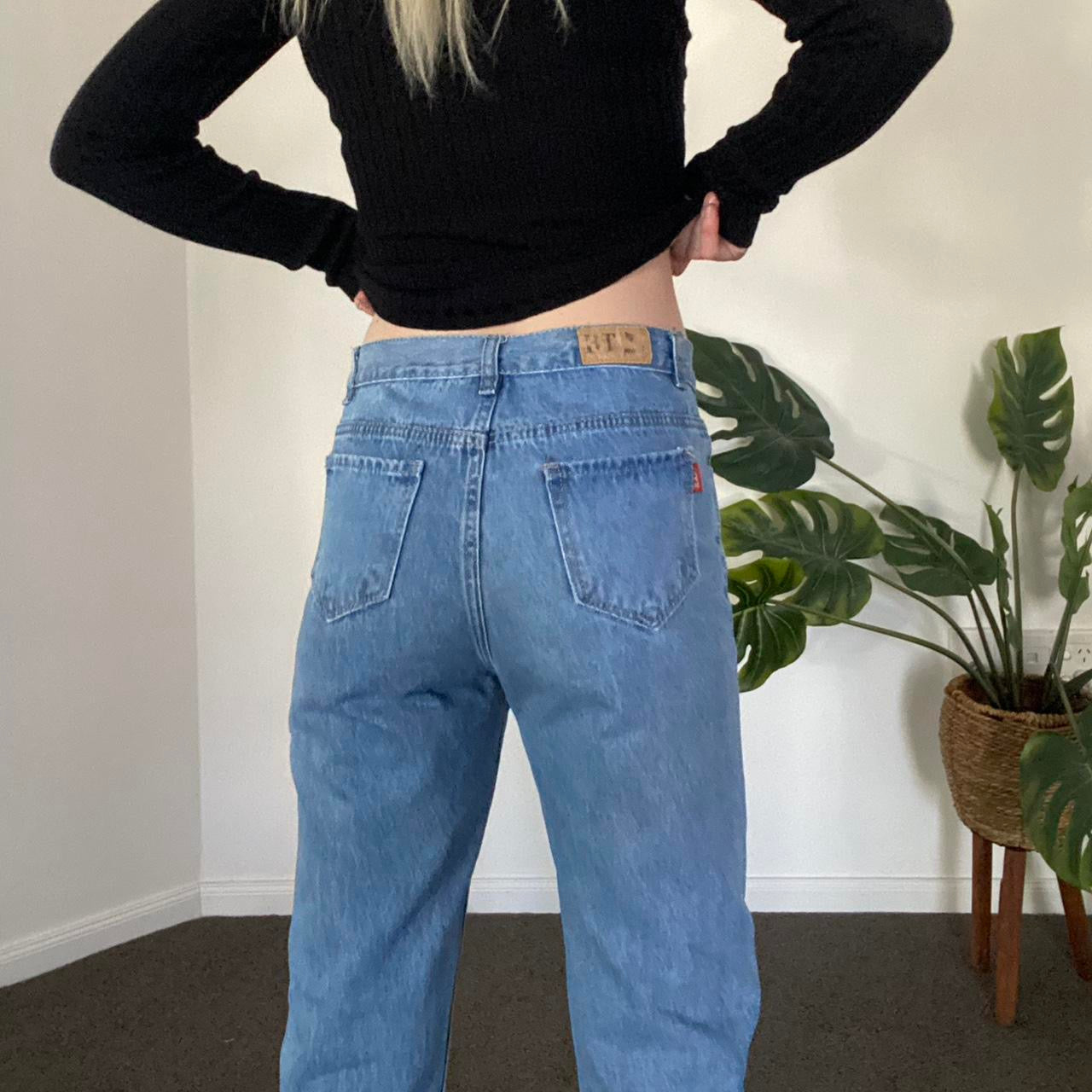 Vintage High waisted blue denim jeans